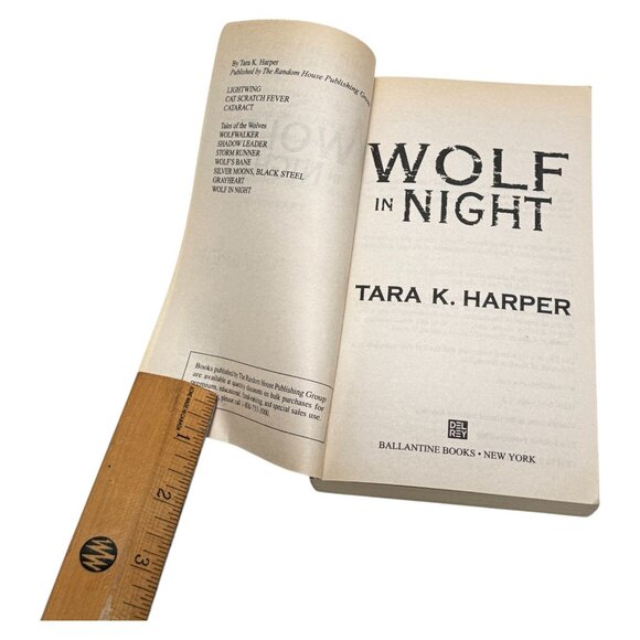 Del Ray Tara K Harper Lot 5 Book PB Wolf Grayheart Bane More Vintage Fantasy - Picture 16 of 16